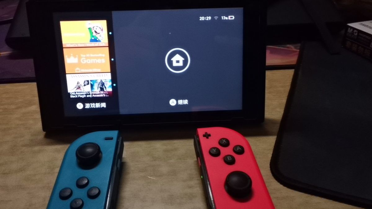 #新人首晒领美金# 任天堂Switch游戏机  这就是一个成