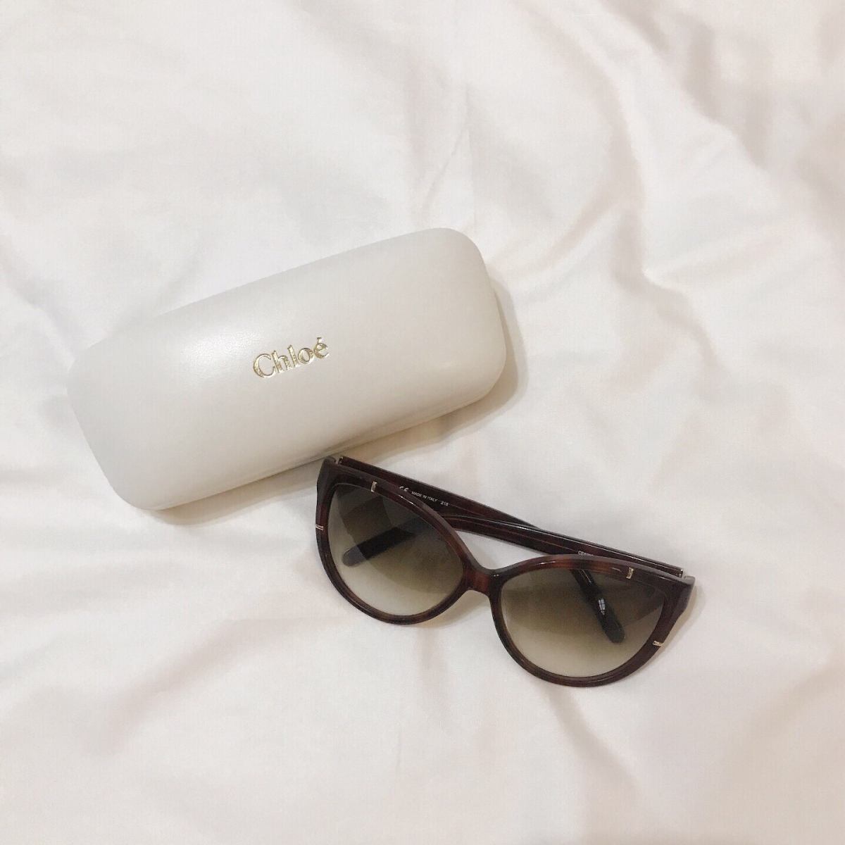 第一副大牌墨镜，来自Chloe的小可爱          一