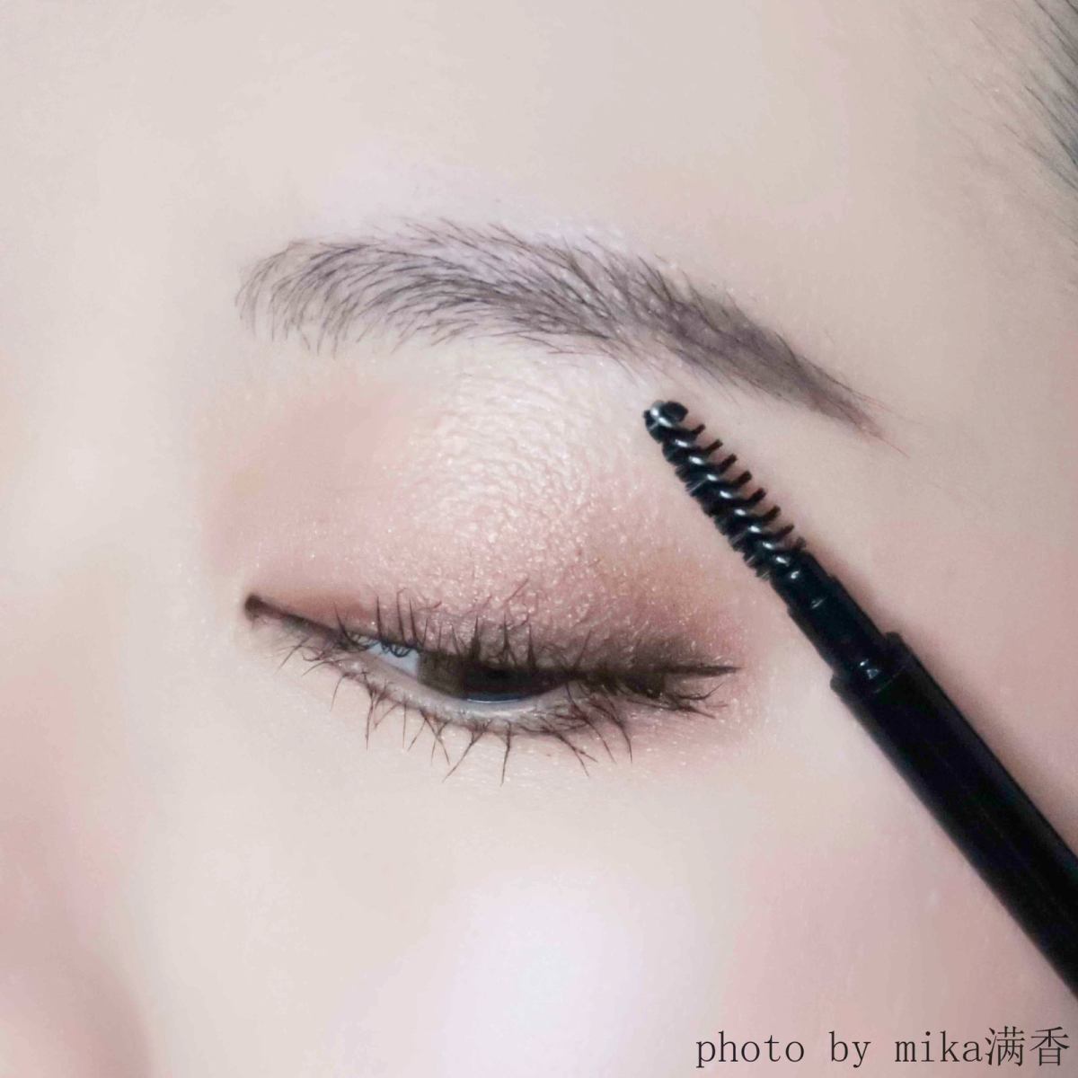 名创优品双头眉笔💖💖💖 色号：棕色 自从我搬到商场附近