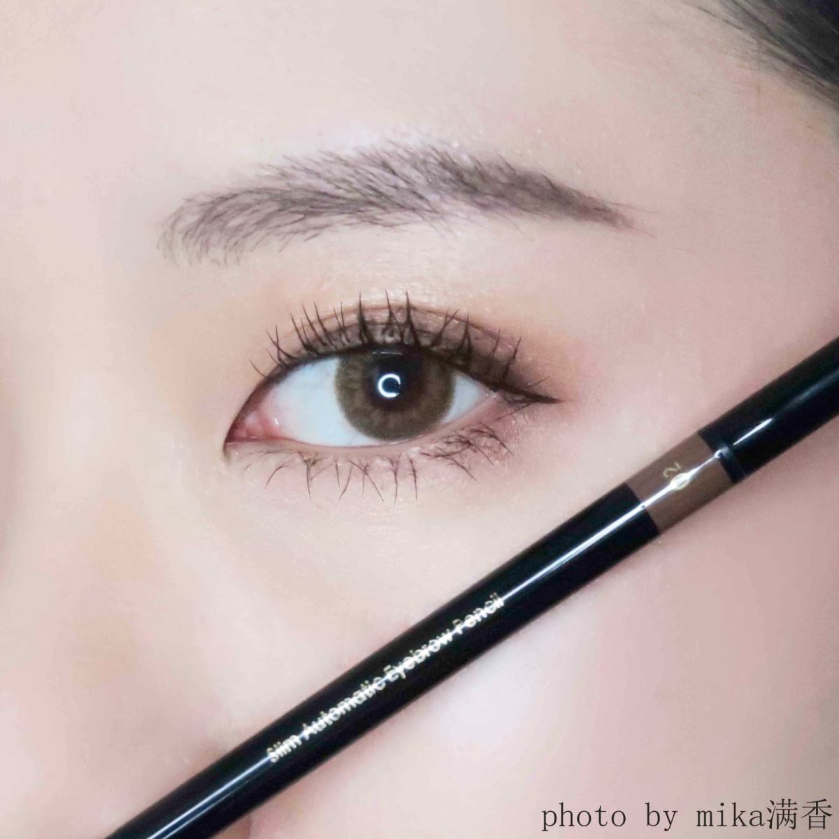 名创优品双头眉笔💖💖💖 色号：棕色 自从我搬到商场附近