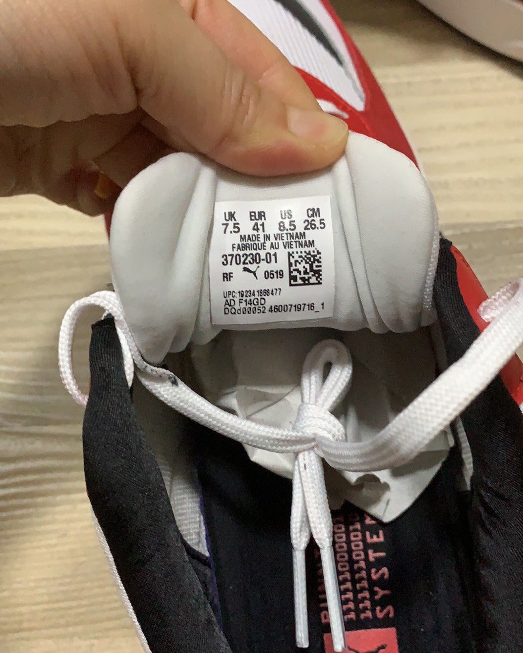 出一双puma RS 9.8 Space Men Sneak