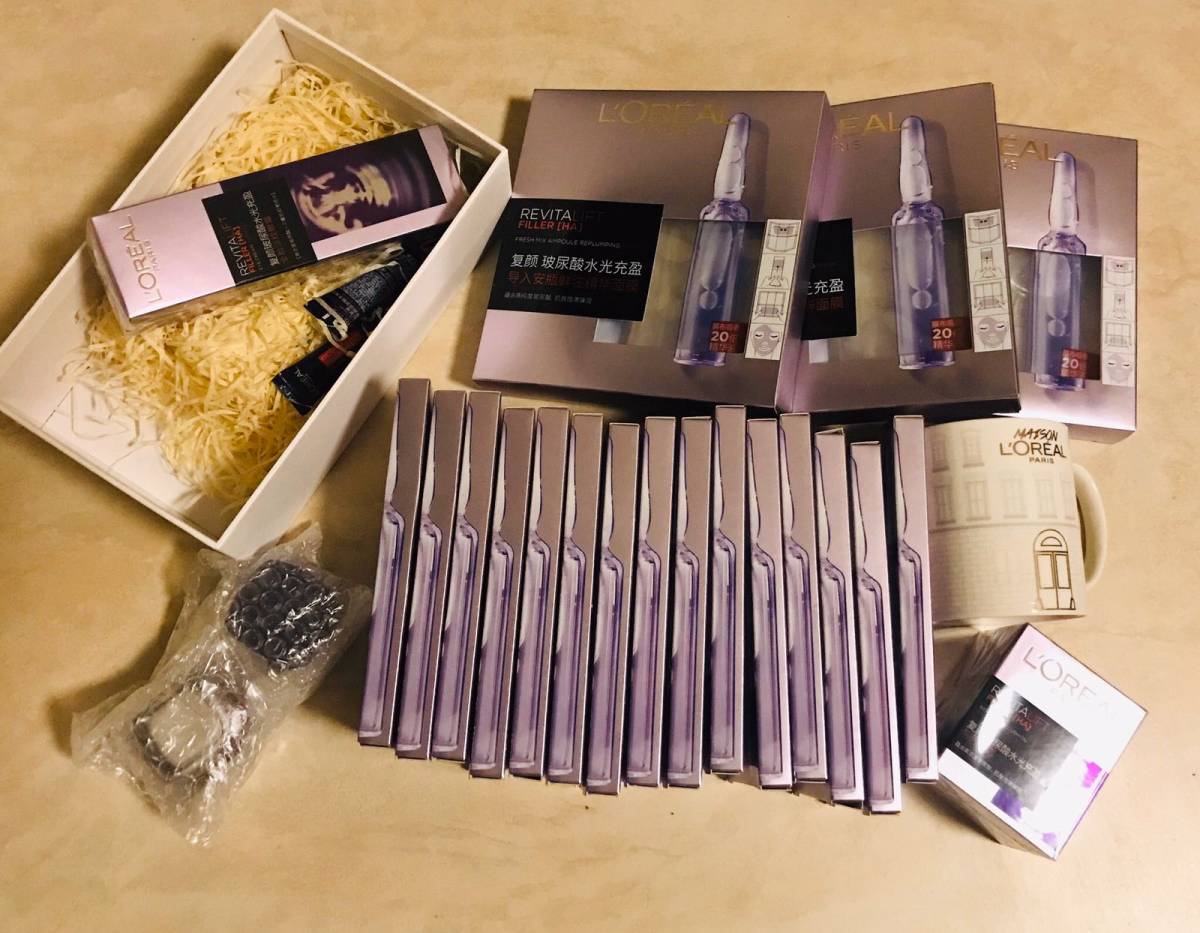 🎉欧莱雅囤货记！🎉    1️⃣欧莱雅紫熨斗眼霜，白色乳