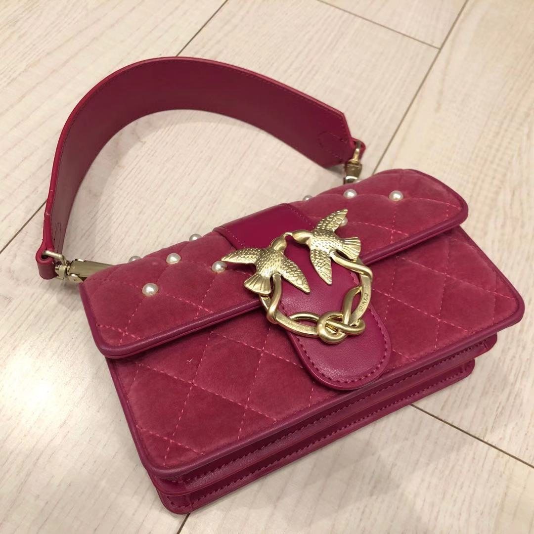 #今天我背这个包＃pinko燕子包 🍇这个包算是买的比较早
