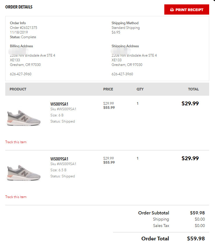 新百伦工厂店下单，转运用润东，历时半个月收货~开心哦！ 这款