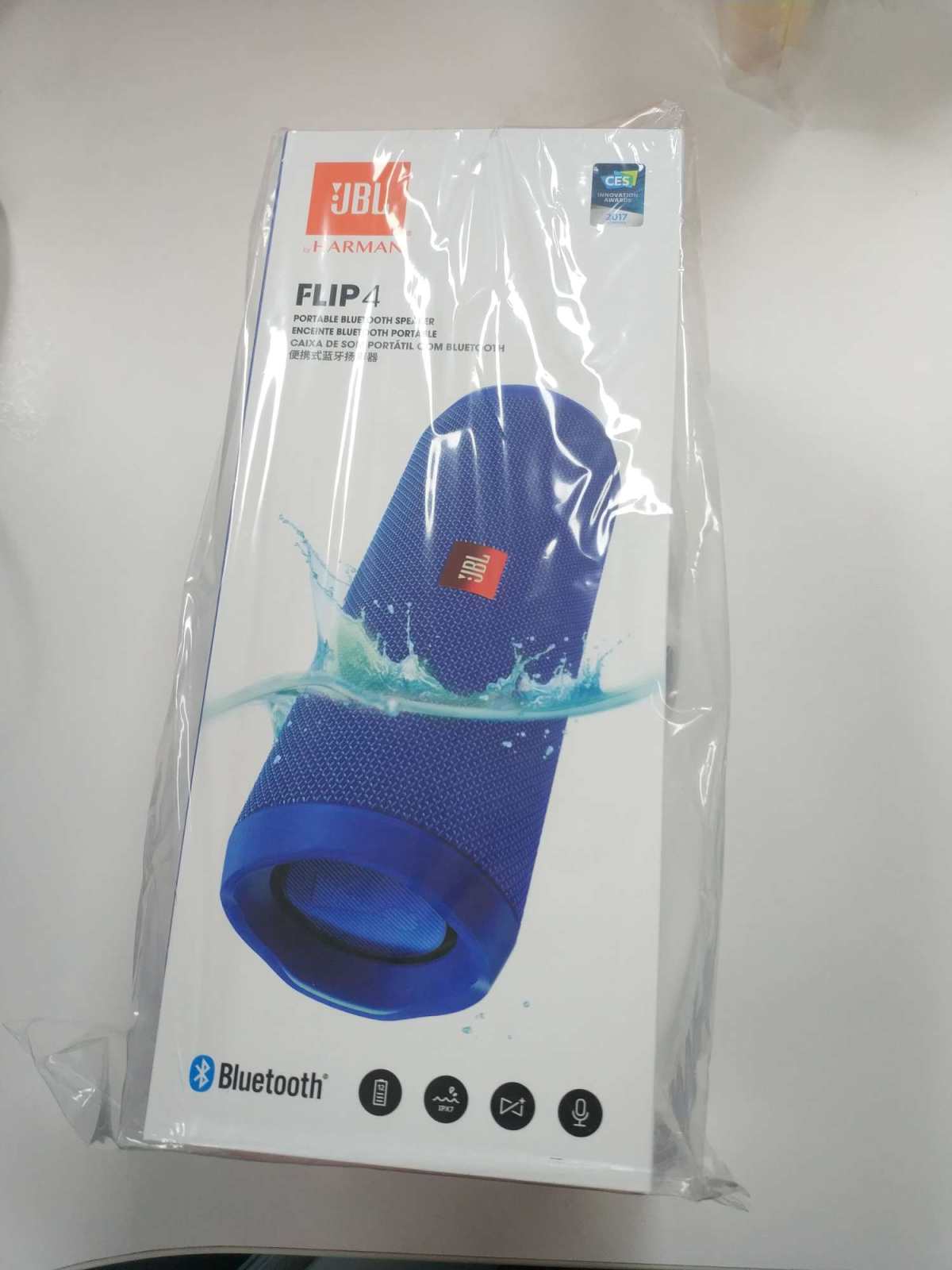 【全新正品】JBL flip4 万花筒音响 四代 深蓝 全新