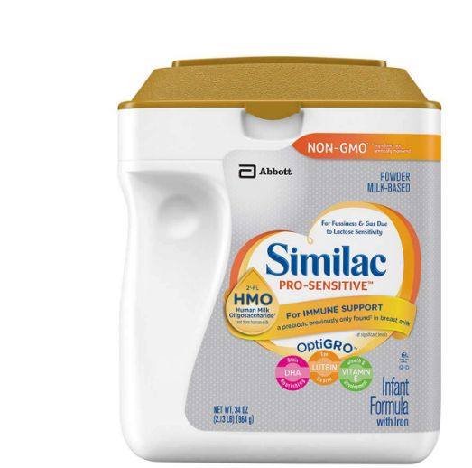 美国雅培Similac Sensitive 1段奶粉加量装 