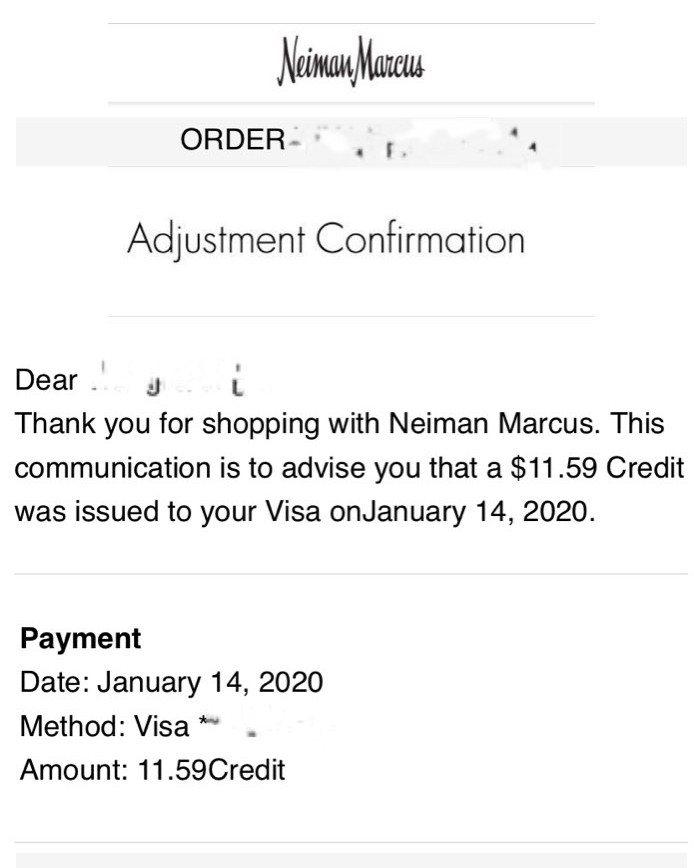 求助，关于nm给的返还 因为下订单的时候没有拍赠品，客服说给