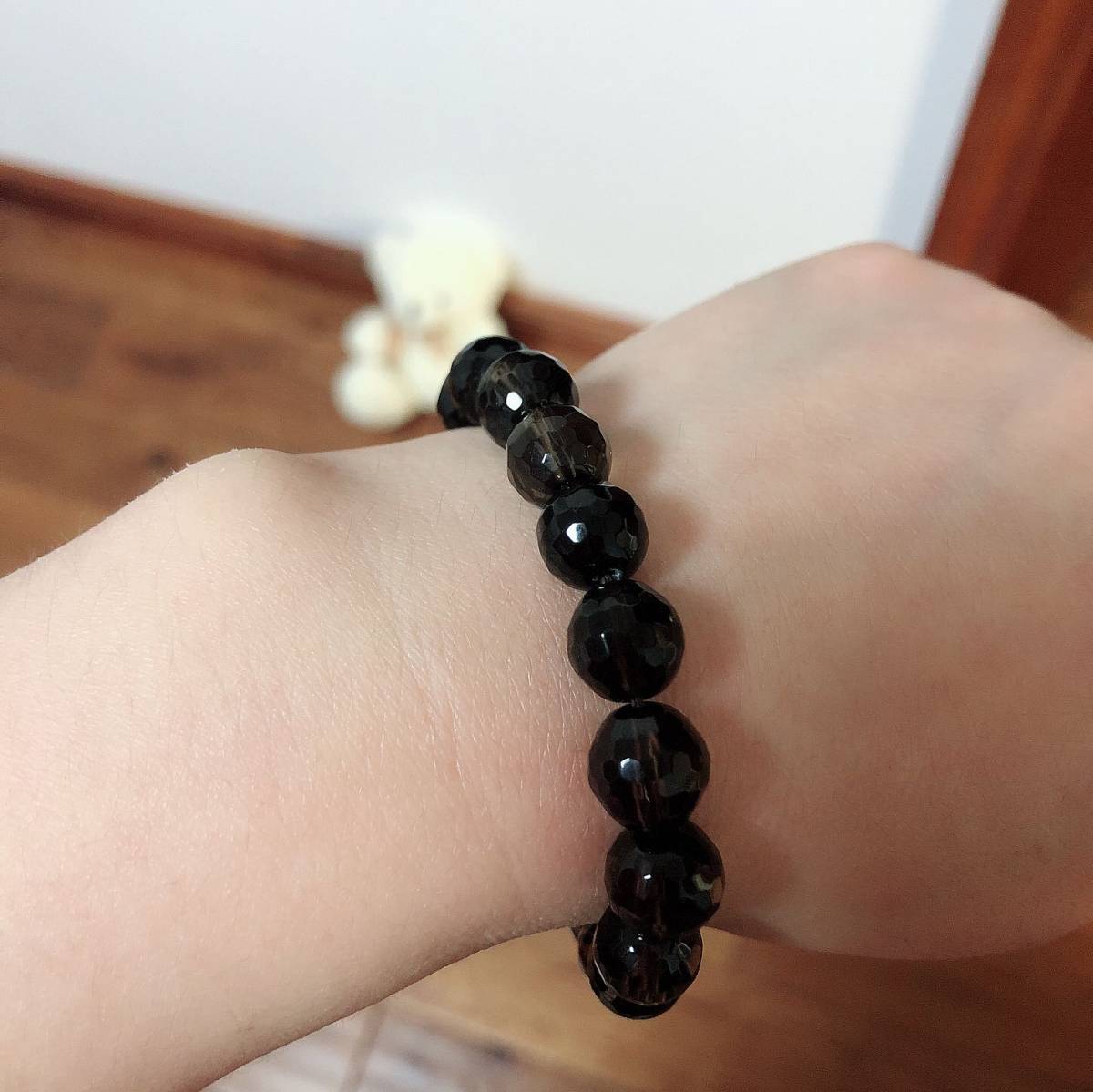 黑水晶手镯！🌹  水晶是一种稀有矿物，宝石的一种，是石英结