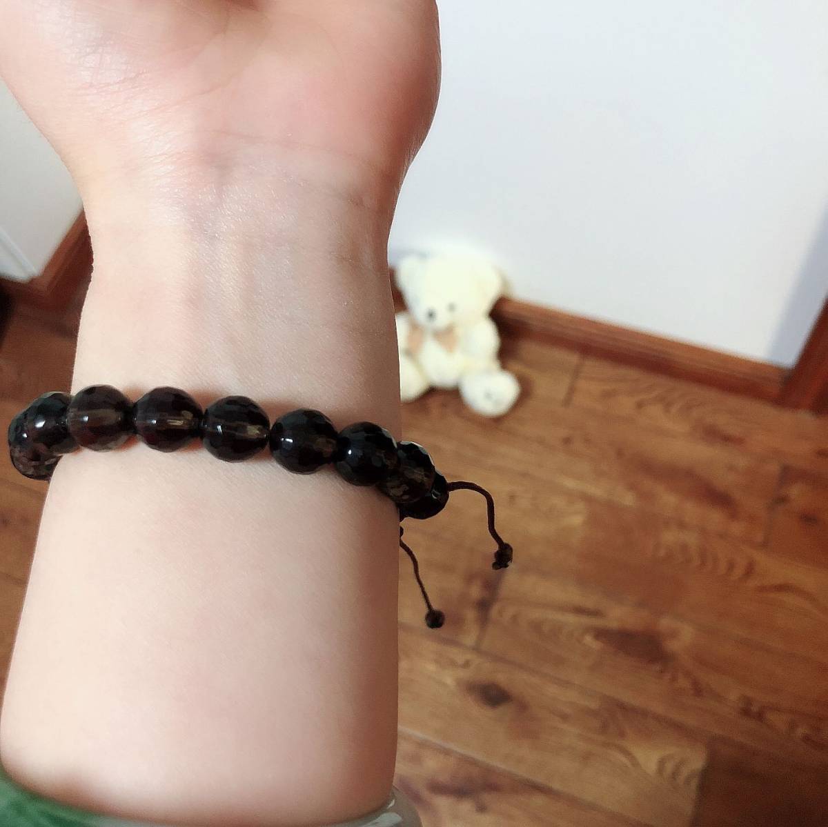 黑水晶手镯！🌹  水晶是一种稀有矿物，宝石的一种，是石英结