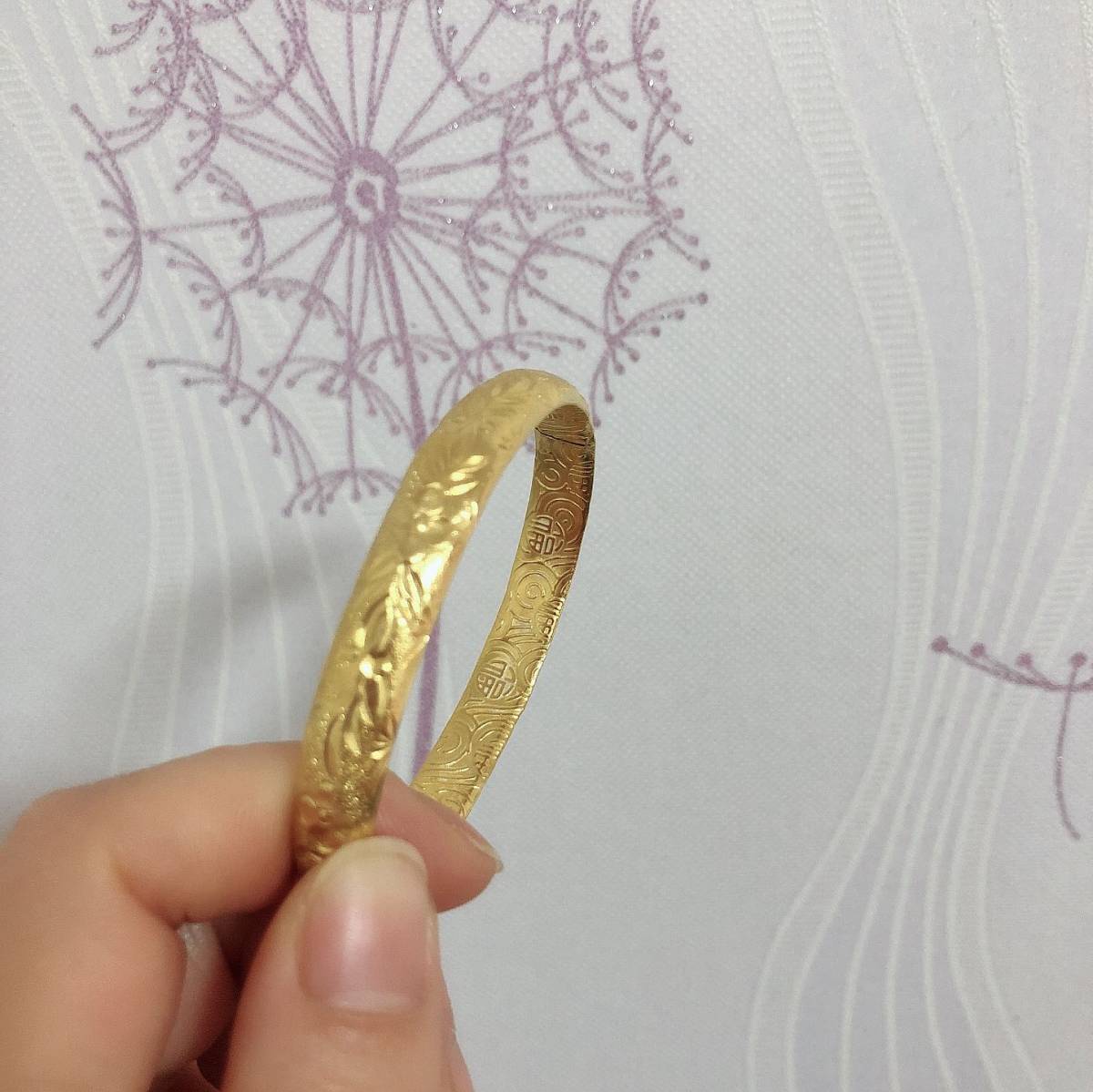 黄金手镯！😊 🍒黄金饰品给人的感觉，就是一个字“俗”，我