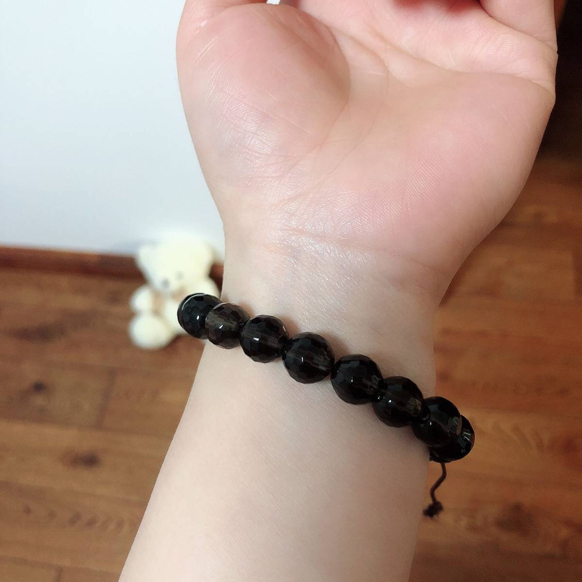 黑水晶手镯！🌹  水晶是一种稀有矿物，宝石的一种，是石英结