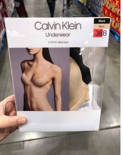 Calvin Klein CK 女士蕾丝经典logo轻薄**