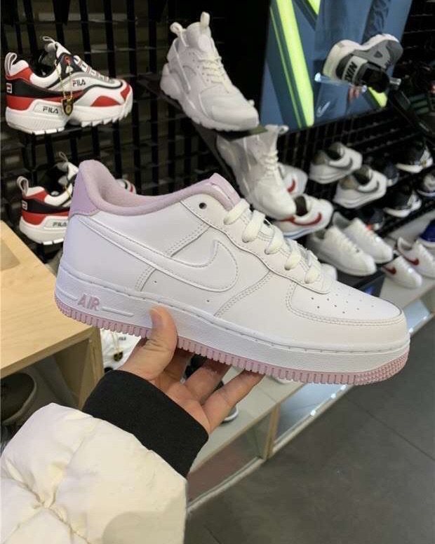 Nike AF1空军一号粉紫色  尺码35.5-40，新款，