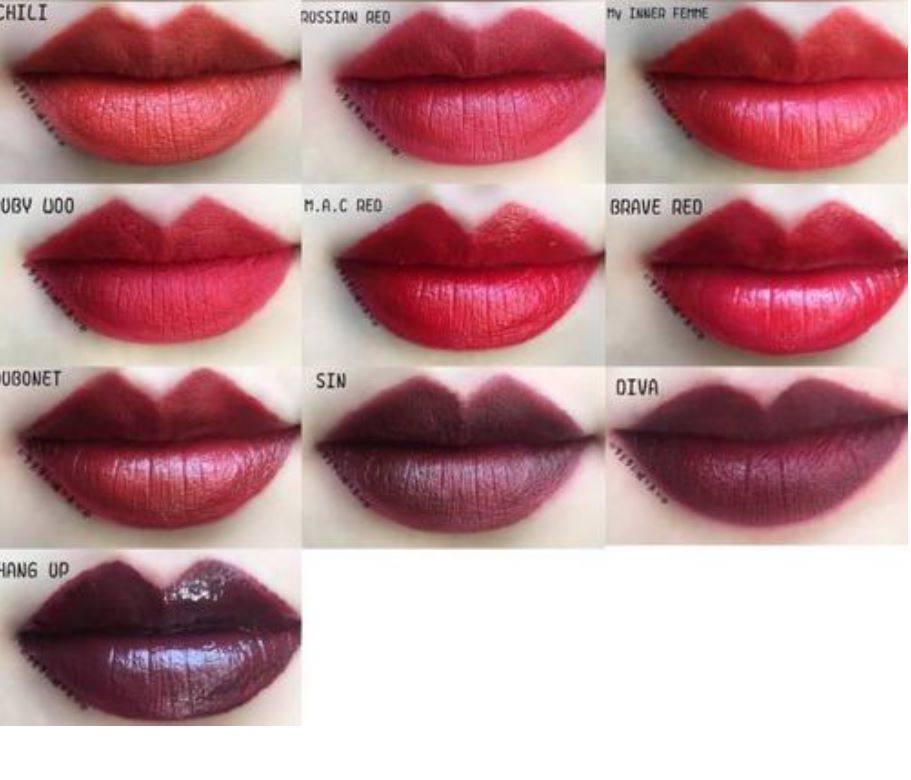 💄💄💄最全mac口红色号，看到这么多口红，心里绝对痒痒