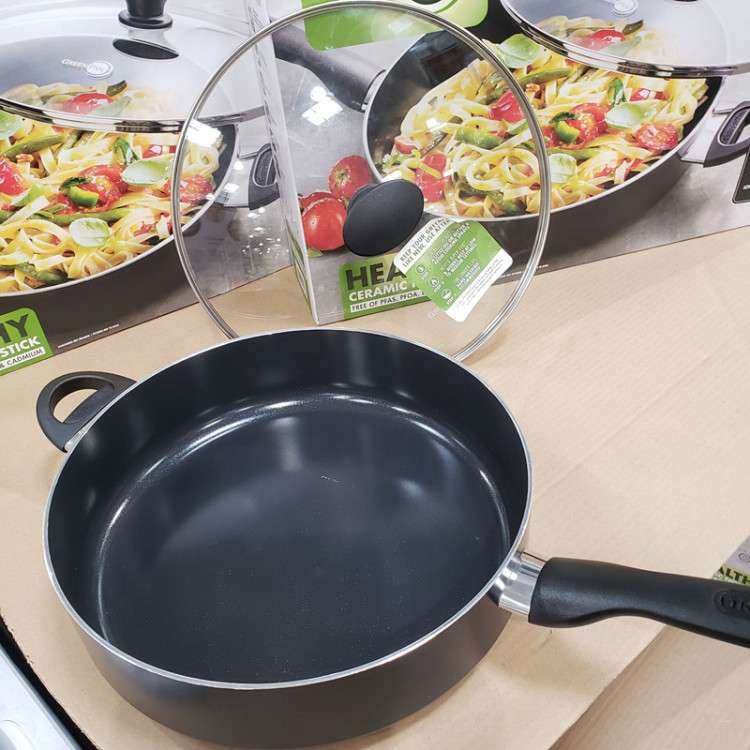 这款GREENPAN 格林攀 健康不粘锅（带钢化玻璃盖），规