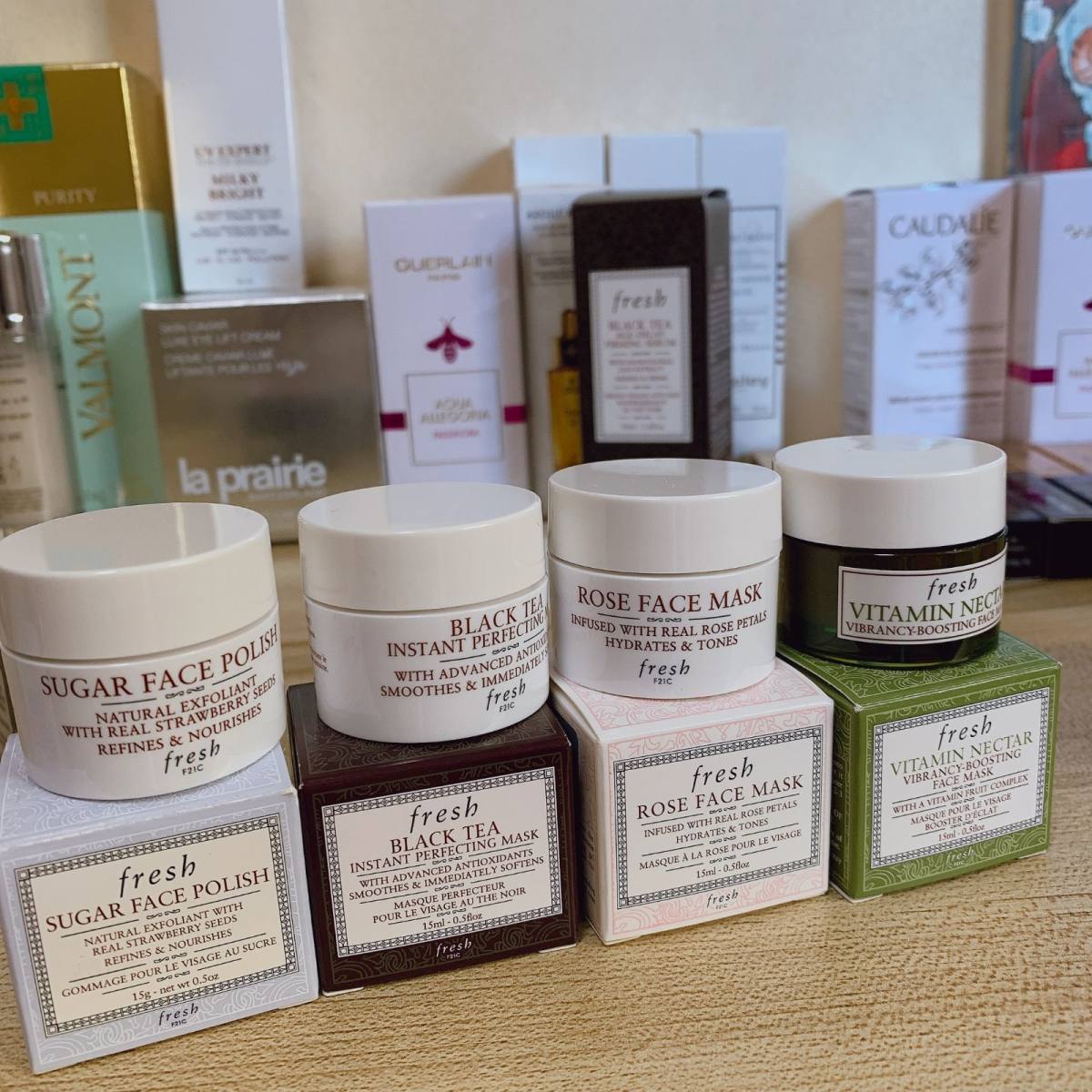 QQ-EX转运馥蕾诗面膜还有一个玫瑰一个果萃完美到手 转运公