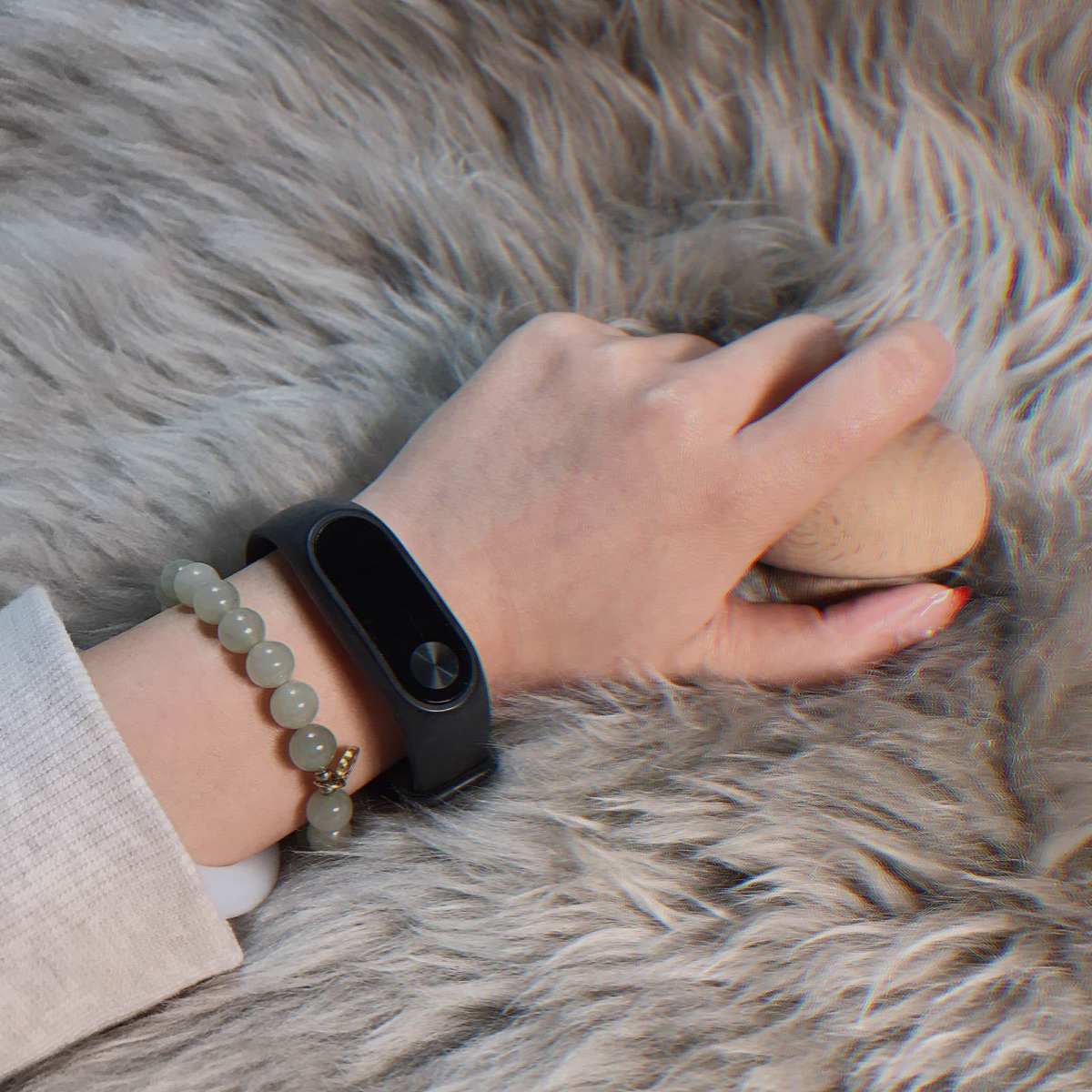 #手腕不能空 之小米手环  这是我第一款电子手表，当时为了*