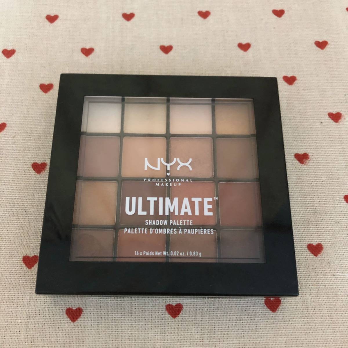 适合画眼影初学者的性价比之王 ——NYX16色眼影03war