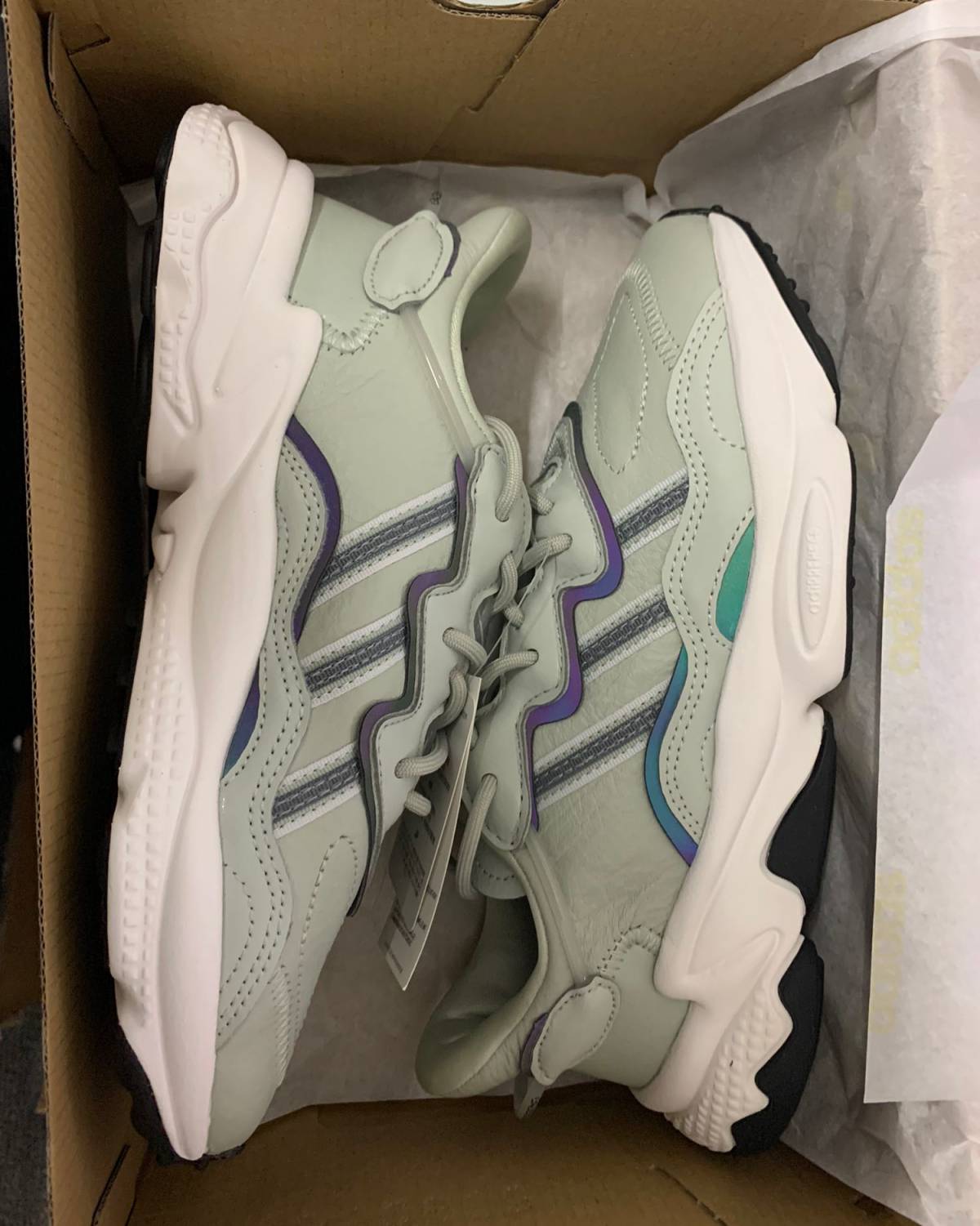 Adidas ozweego 薄荷绿 好看！