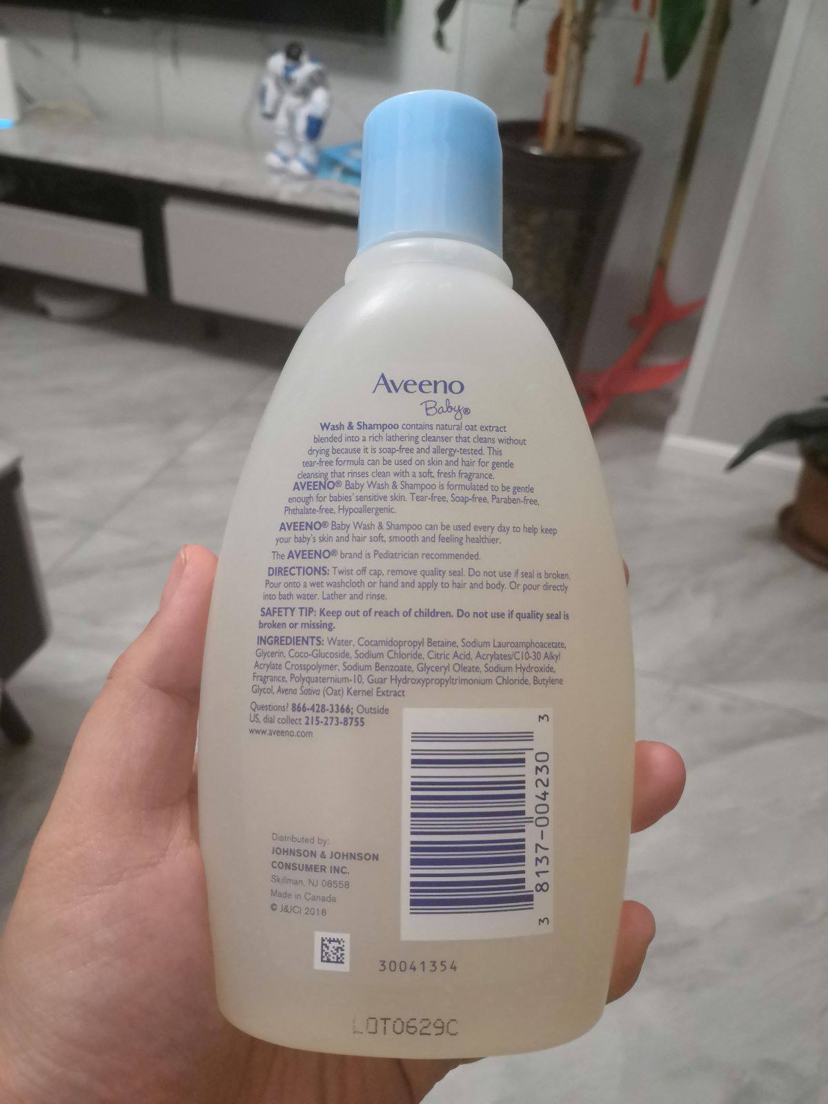 转全新AVEENO艾维诺沐浴洗护二合一和儿童护肤乳液，全部3