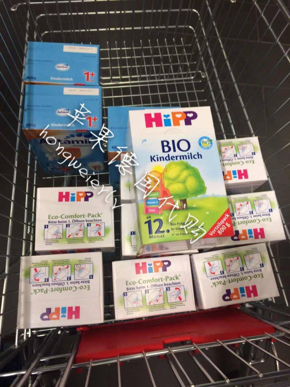 老公长居德国，德国空运回来的喜宝爱他美奶粉，都是老公在德国超