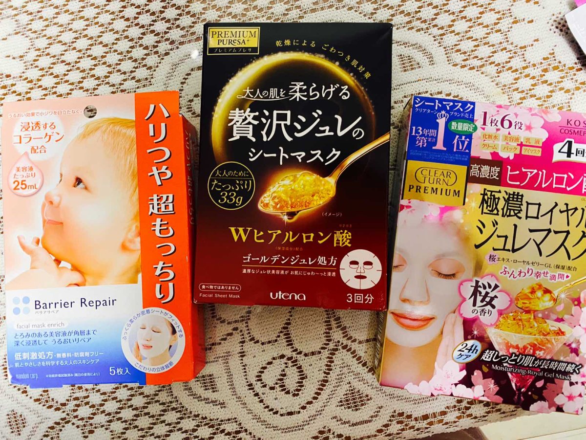 日本🇯🇵喜欢回购的面膜  面膜基本都是海淘的日本🇯🇵