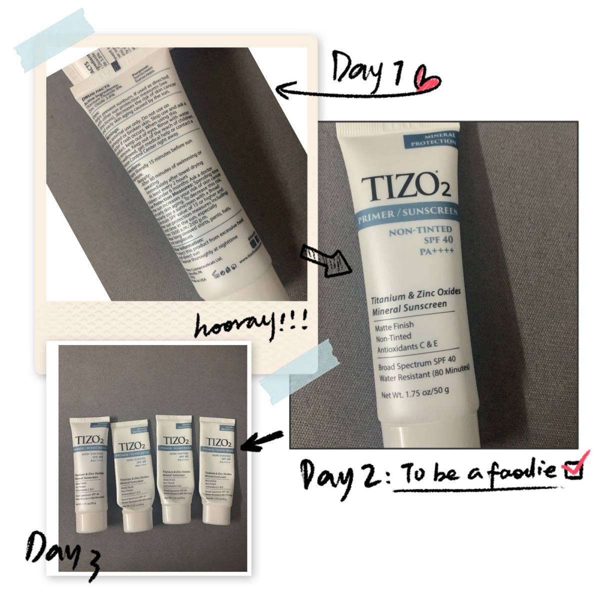 ＃大作战#  TIZO2物理  SPF40 可防水80min