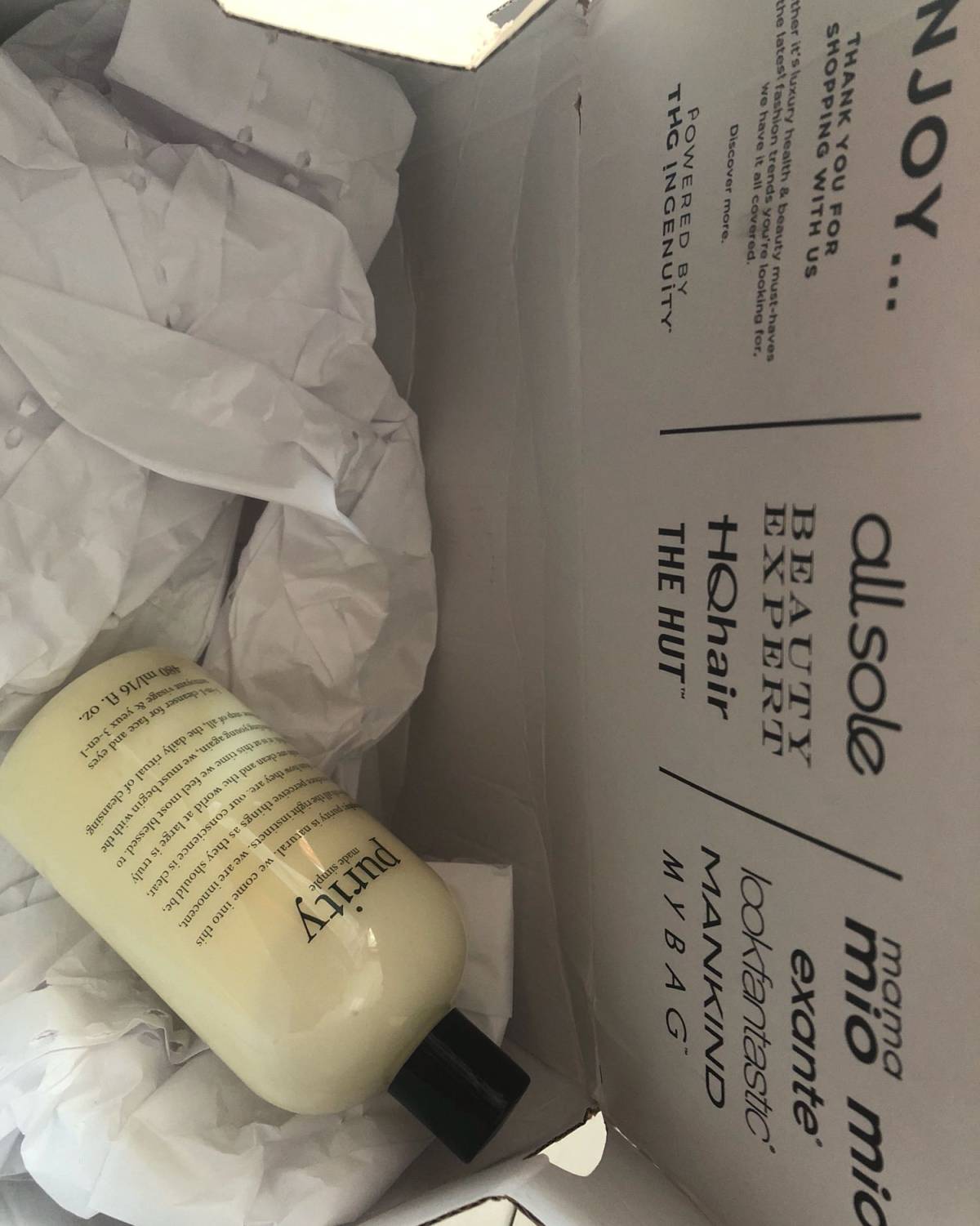 lookfantstic购入的自然哲理洗面奶 忘记被谁种草的