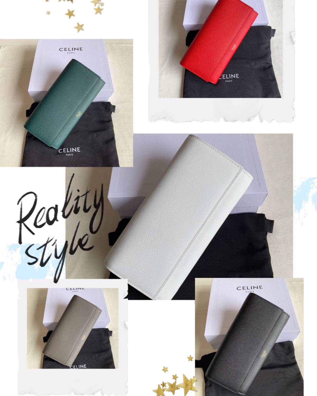 Celine 白色长款钱包  从大钱包换成小钱包，用久了小钱