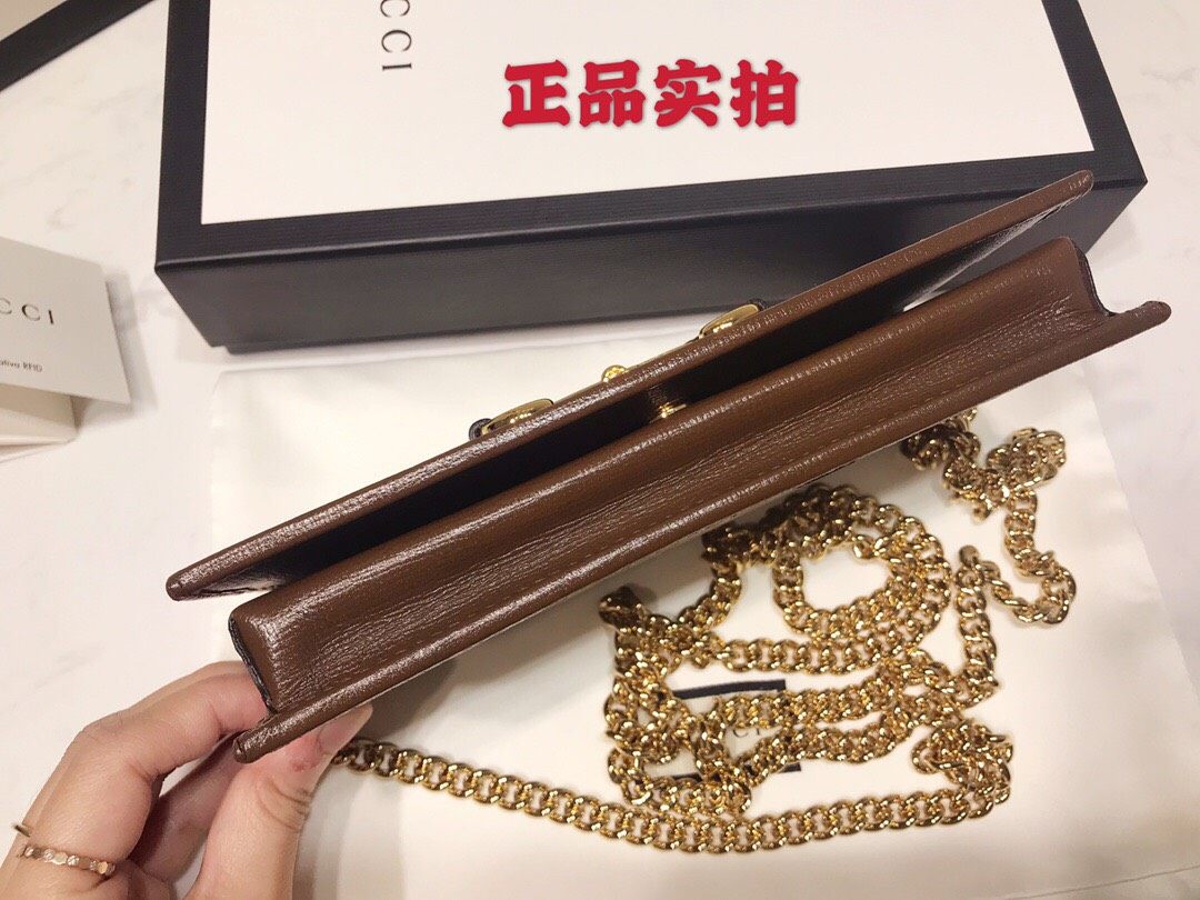 【正品实拍】 Gucci  新鲜woc包 小巧 精致  关键