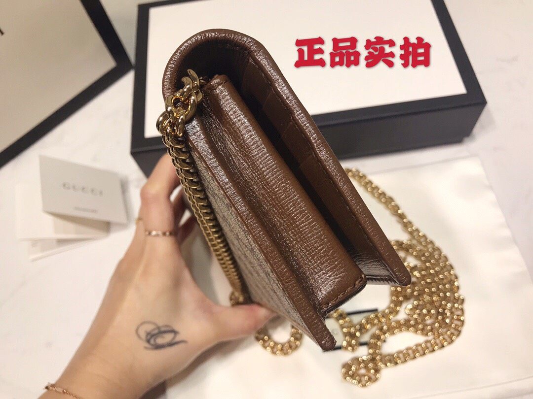 【正品实拍】 Gucci  新鲜woc包 小巧 精致  关键