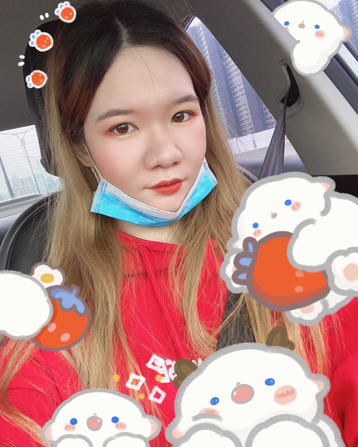 ✔️眼间的落日余晖🌼慵懒口罩妆了解下～  说起来也是令人心
