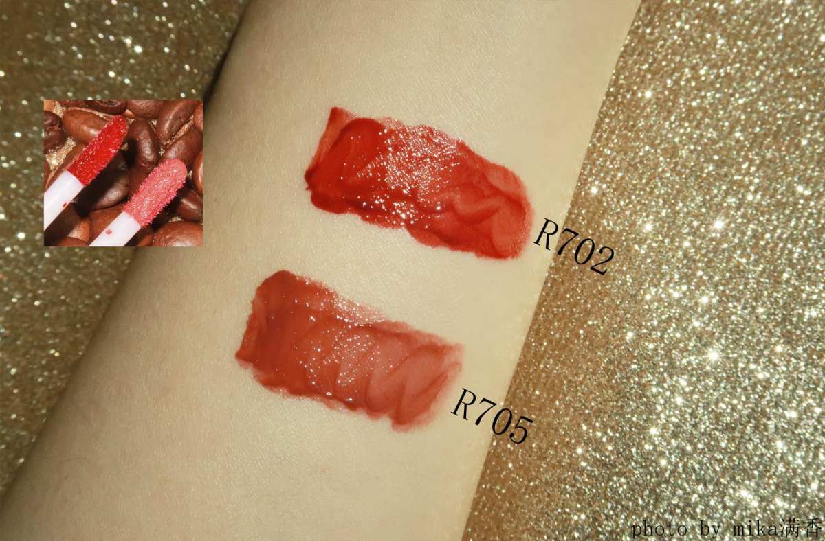 colorkey小黑镜漆光唇釉💖💖💖 色号：R702&