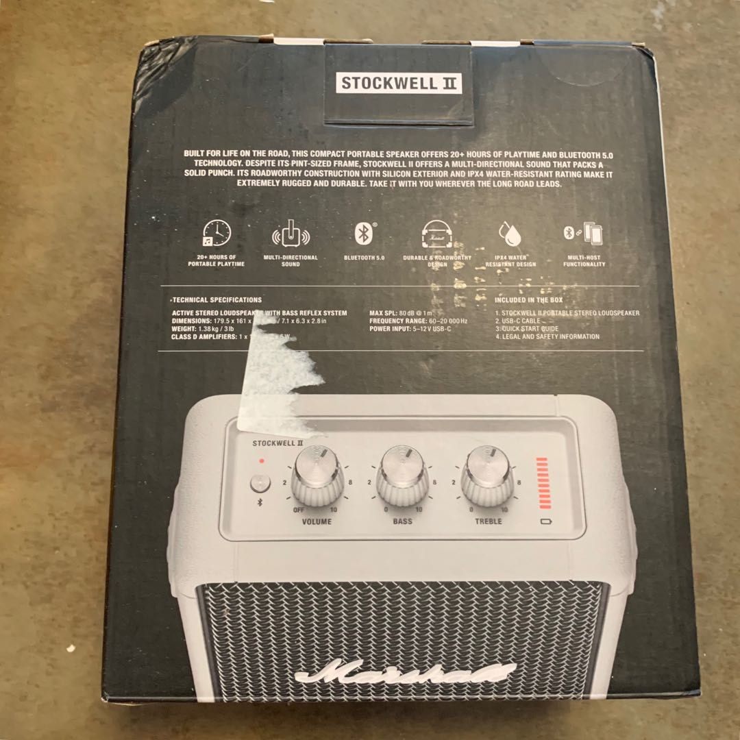 ＃海淘开箱记＃marshall蓝牙音箱 🍇marshall