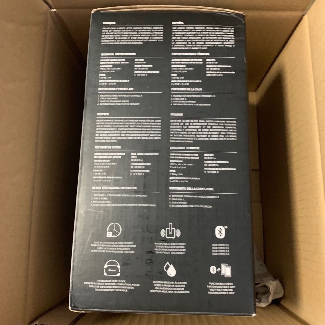 ＃海淘开箱记＃marshall蓝牙音箱 🍇marshall