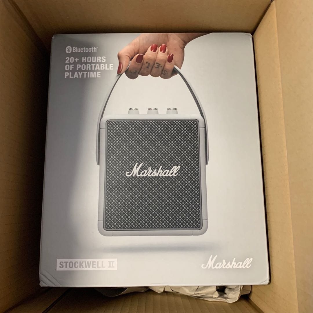 ＃海淘开箱记＃marshall蓝牙音箱 🍇marshall