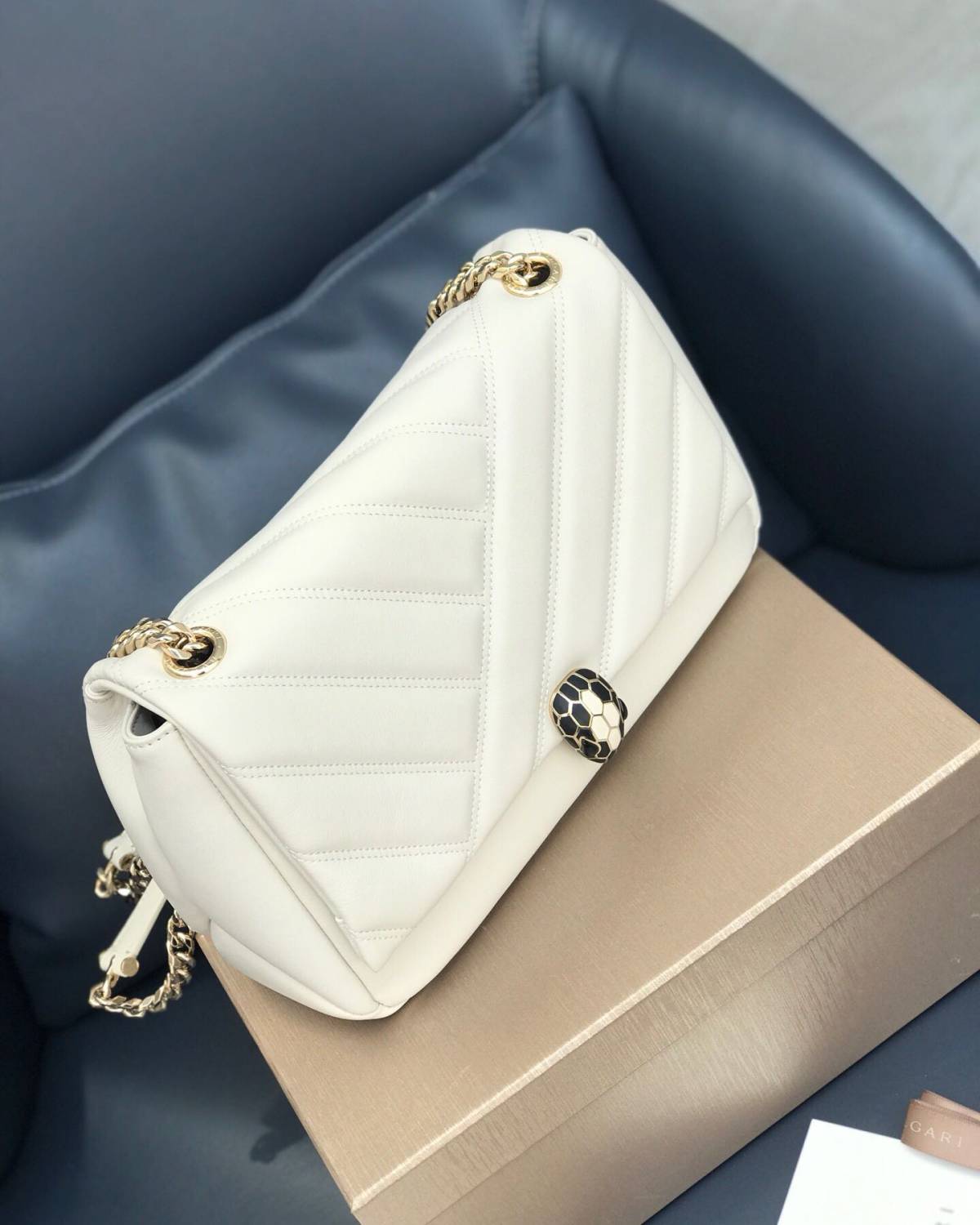 BVLGARI Serpenti Cabochon棉花糖包！