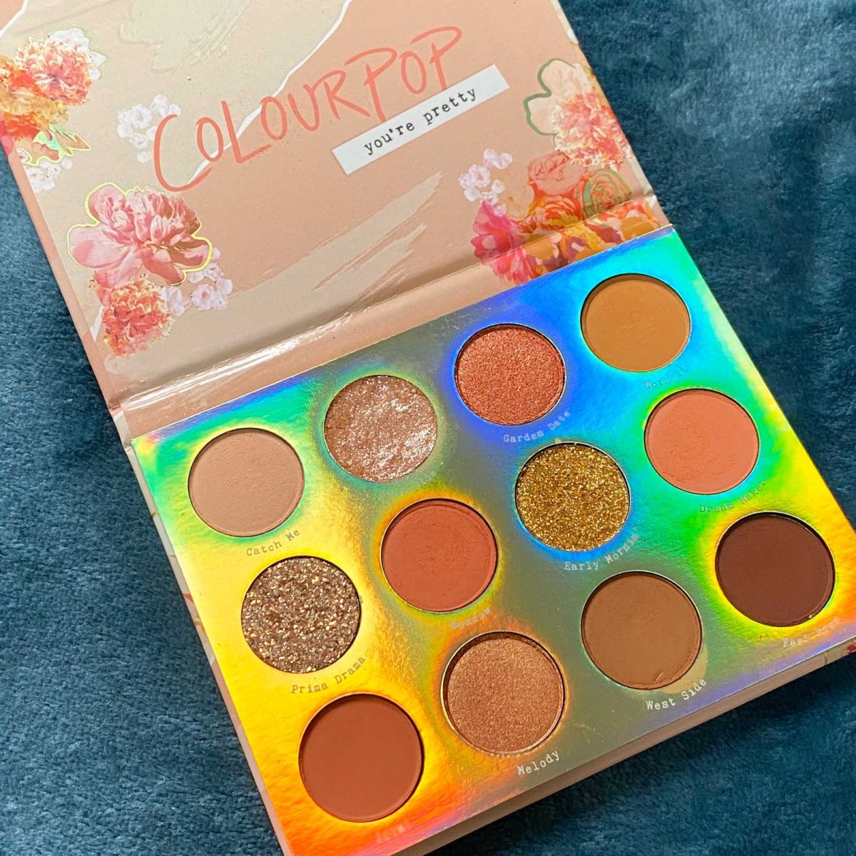 colourpop十二色眼影盘Sweet talk  春天到