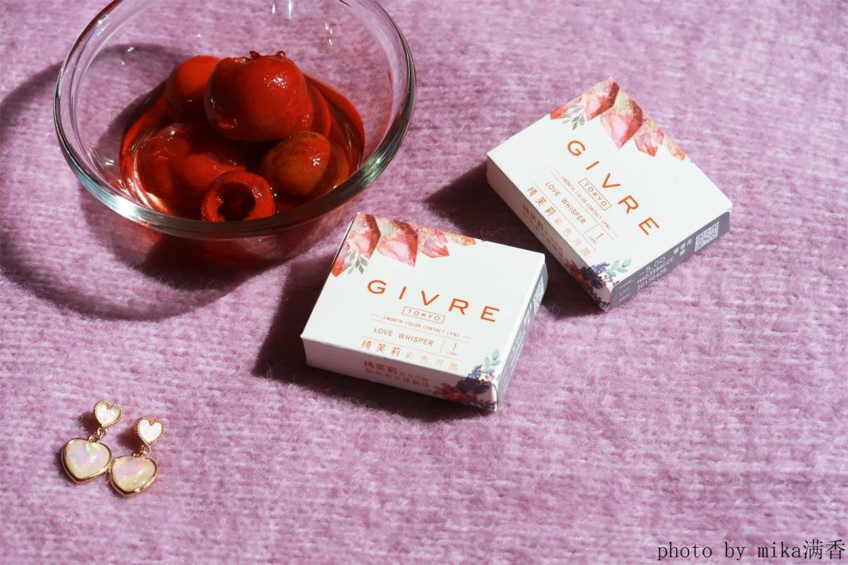 GIVRE绮芙莉月抛美瞳💖💖💖 色号：蜜语恋 棕 含水