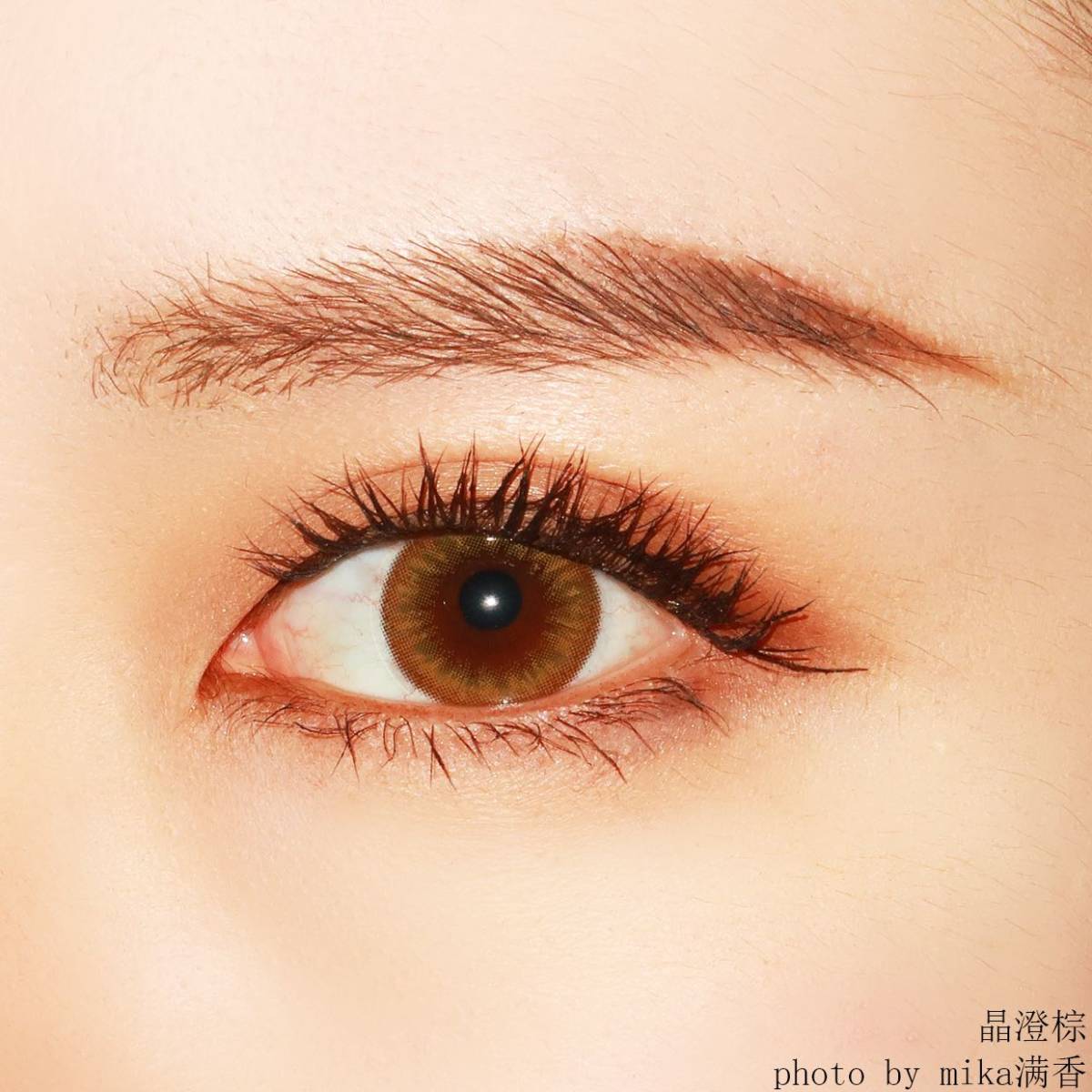 SEED日抛美瞳💖💖💖 色号：晶澄棕&松雅赤褐 来看看