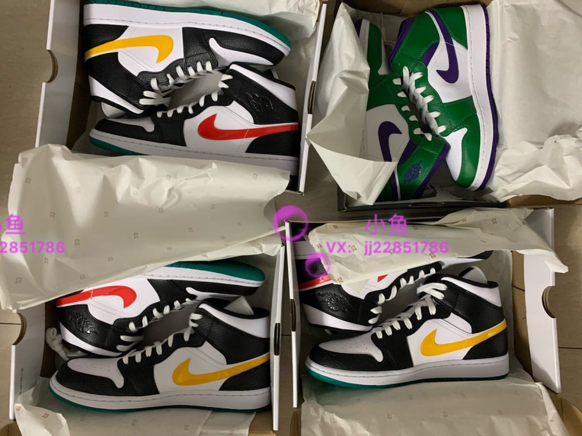 美国nike官网购回，AJ绿巨人和鸳鸯，大胆的配色，太潮太酷