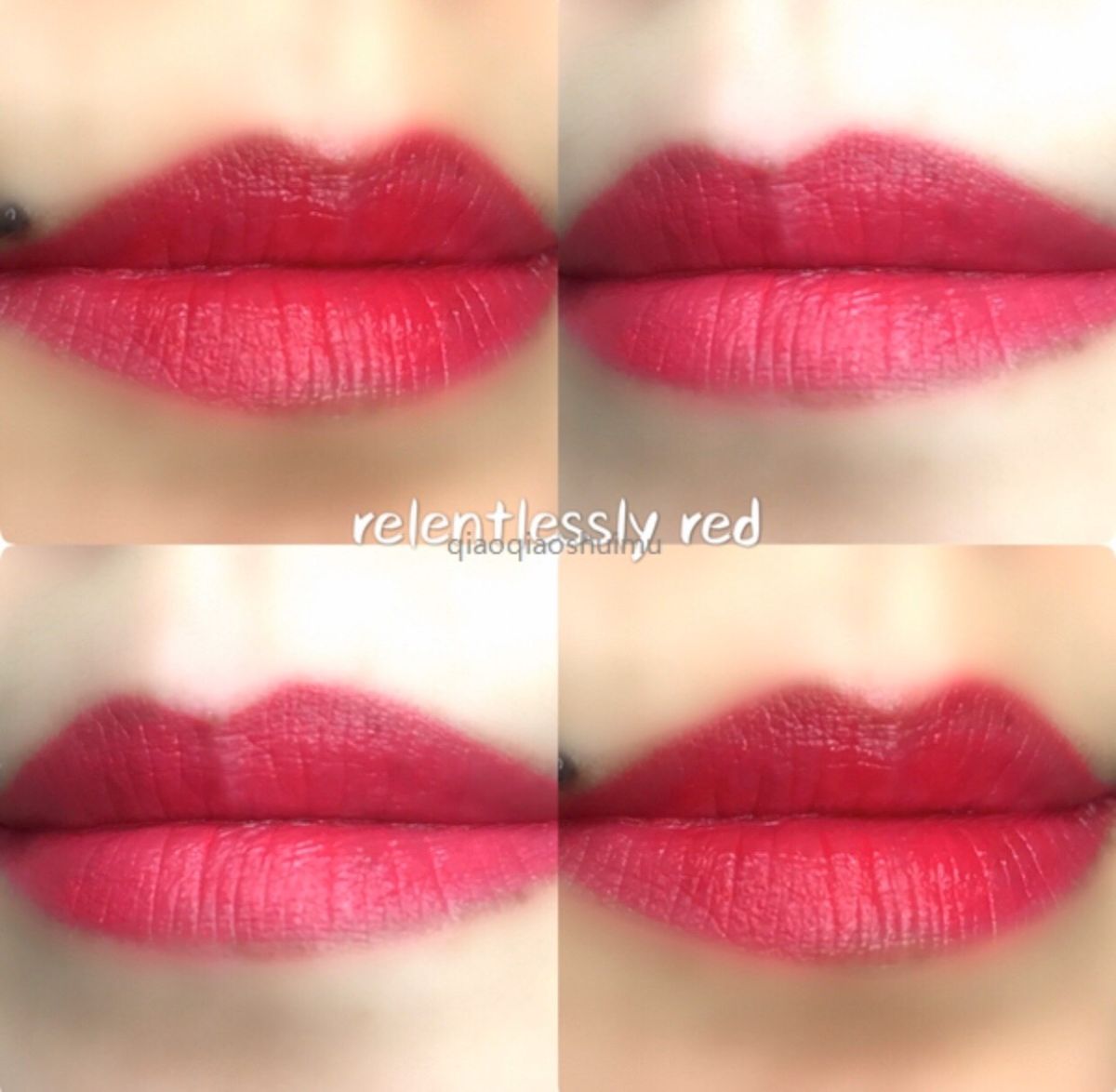 怎样化解这支超美的玫红色的干？我成功啦😁 Mac口红里，最