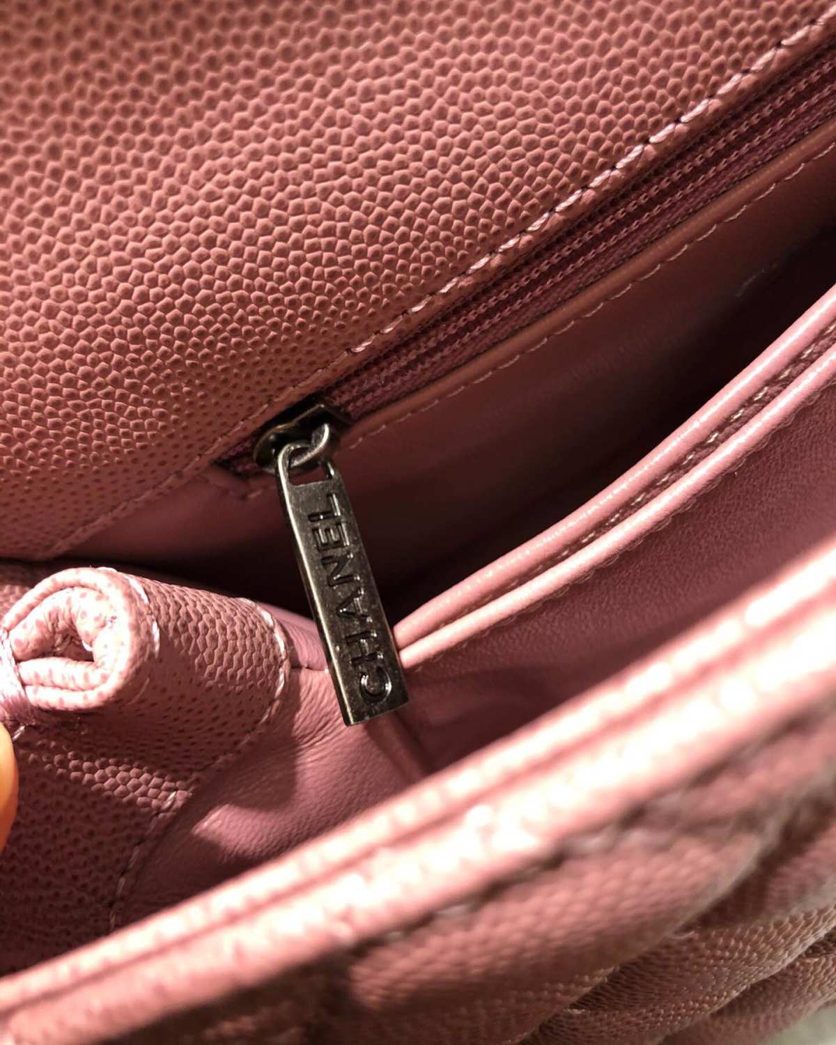 粉粉嫩嫩 满满的少女心 实拍Chanel coco hand