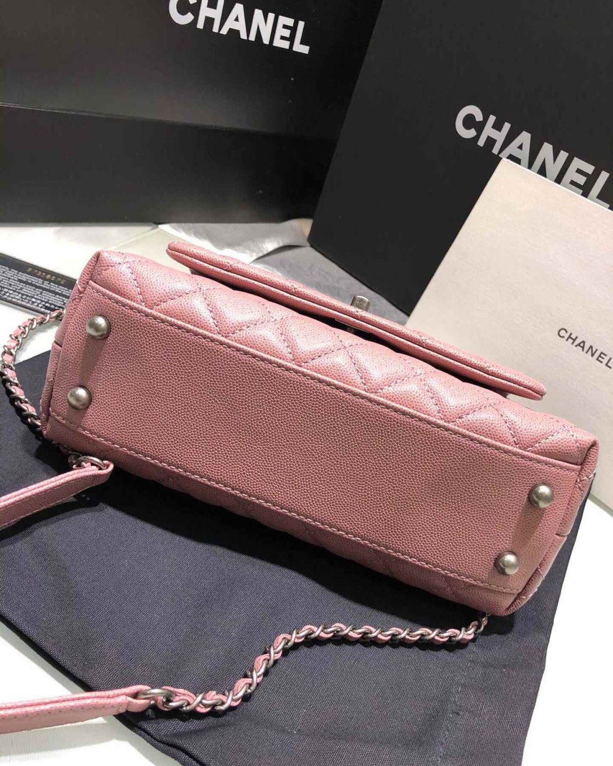 粉粉嫩嫩 满满的少女心 实拍Chanel coco hand