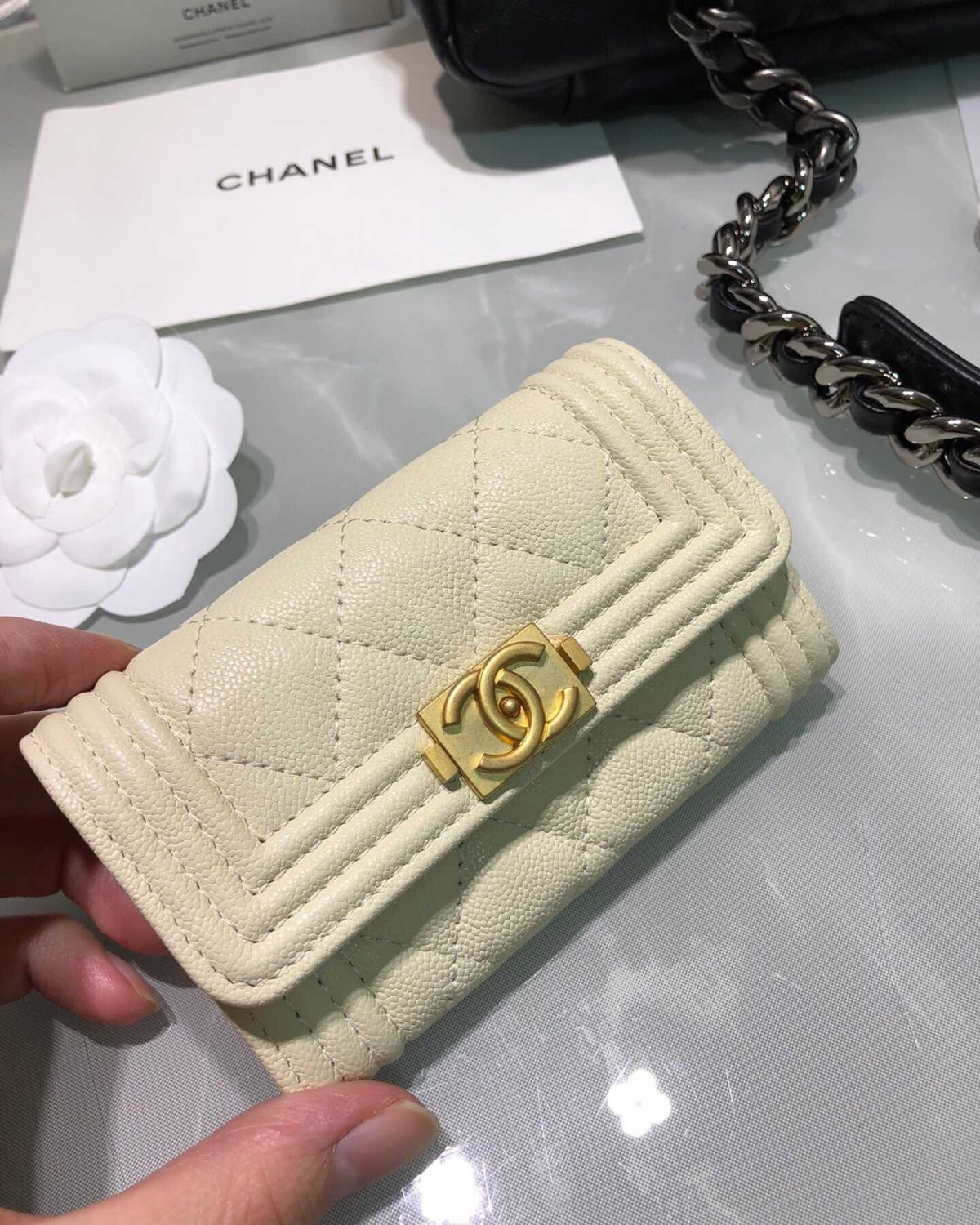 CHANEL 钱包 小巧精致 实拍如图