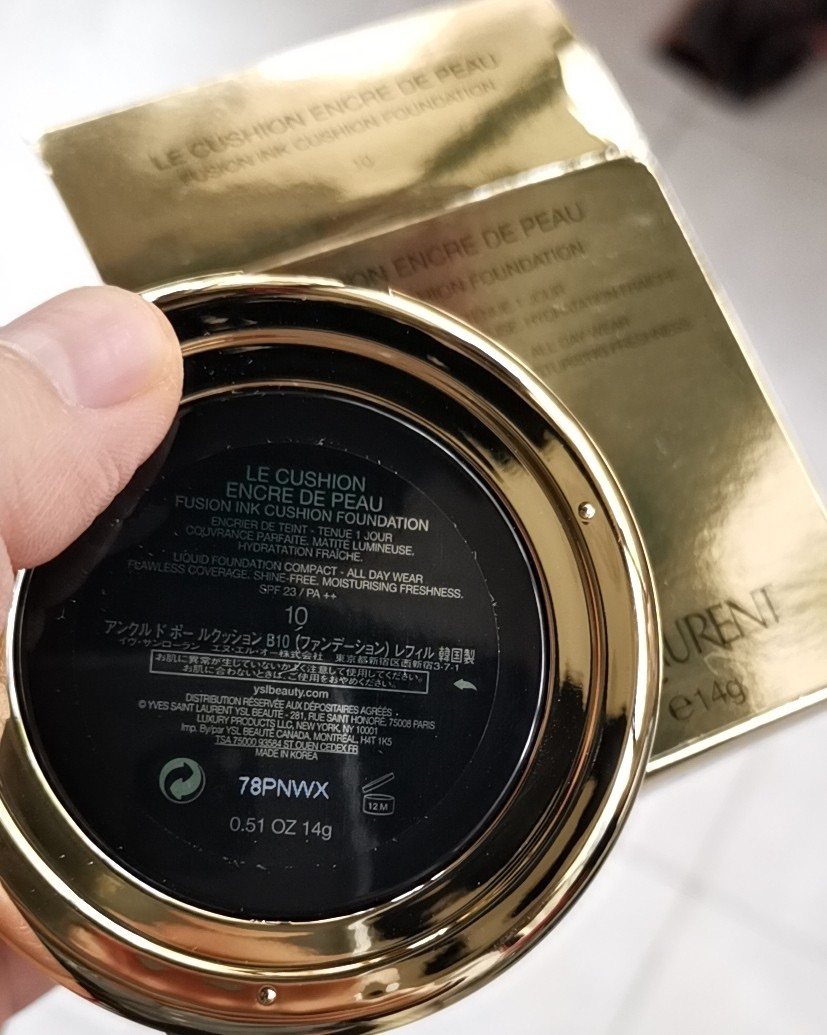 亏本清仓出海淘ysl羽毛气垫b10，原版、皮纹限定版，说起来