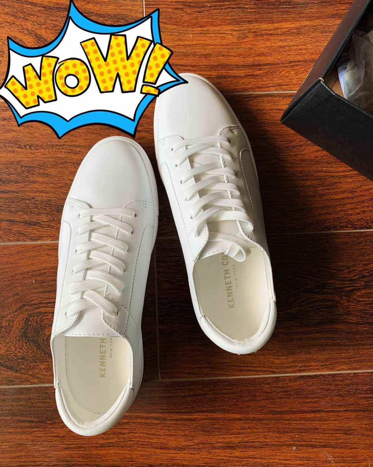 中环转运标准线5天清关5折买kennethcole小白鞋