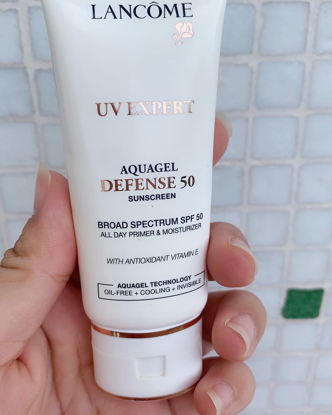2019新款lancome兰蔻aquageluvexpert清爽防晒霜30ml