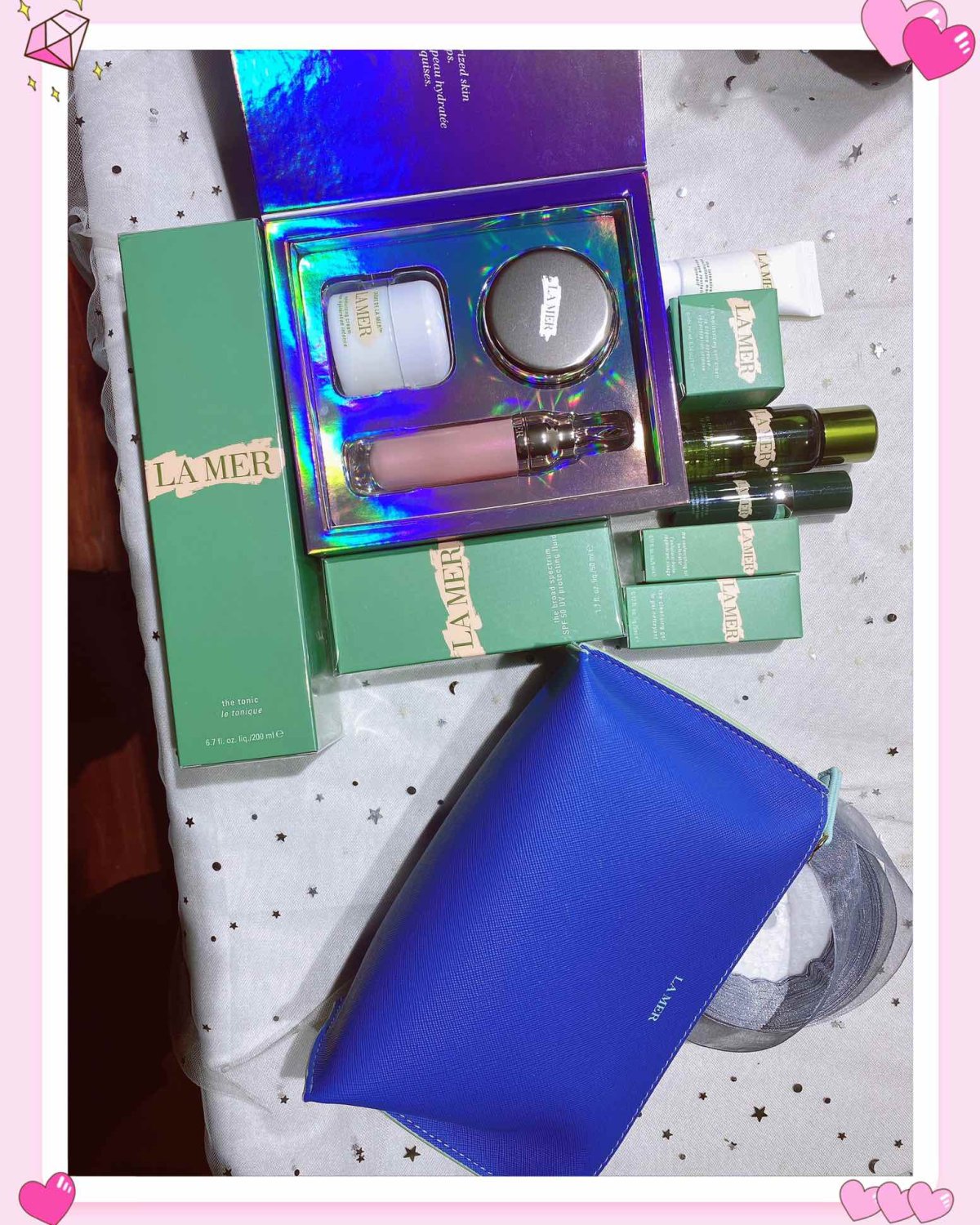 4.2 海蓝之谜美国官网首单开箱 3月底腊梅的活动很多，送精