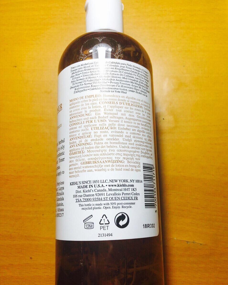 产品名称 金盏花爽肤水（科颜氏金盏花水） 品牌 科颜氏 系列